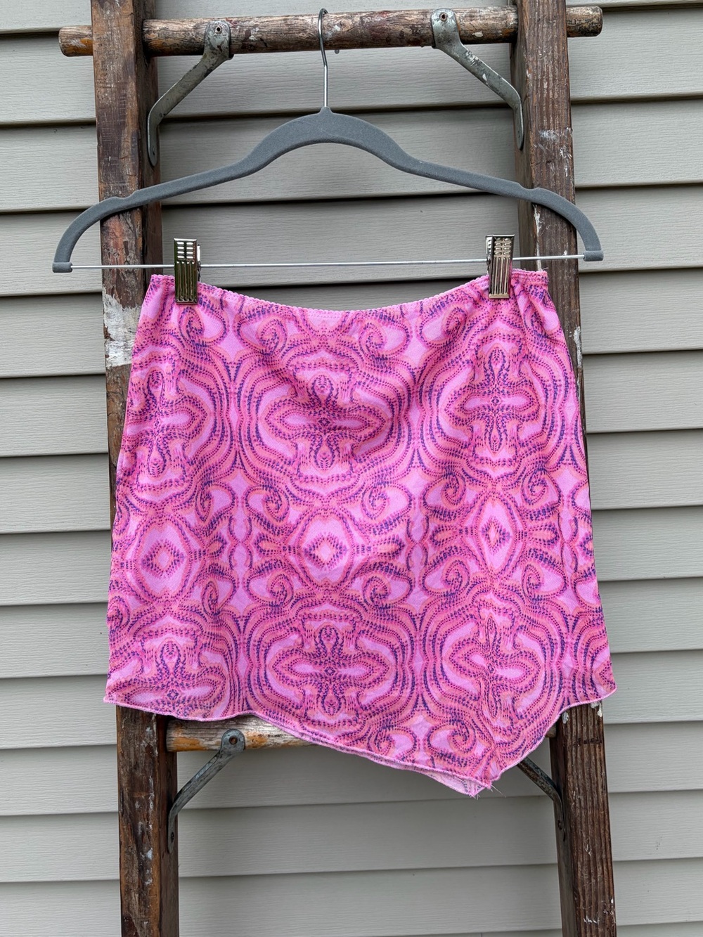 wild fable Pink Patterned asymmetrical Skirt